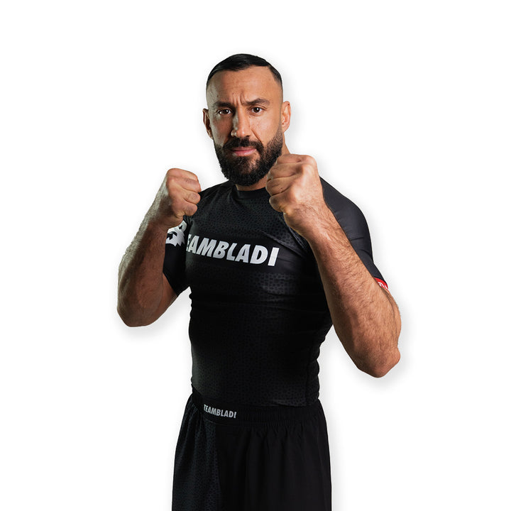 Senshi Black BJJ Rashguard (Short Sleeve) | IBJJF Legal No-Gi Gear