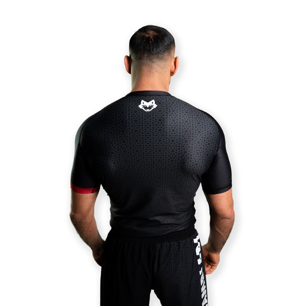 Senshi Black BJJ Rashguard (Short Sleeve) | IBJJF Legal No-Gi Gear