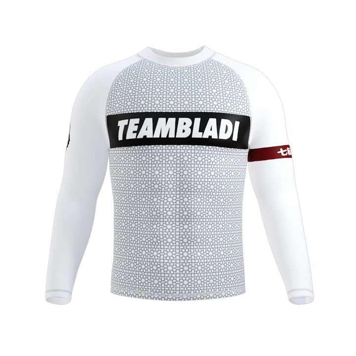Senshi White BJJ Rashguard (Long Sleeve) | IBJJF Legal No-Gi Gear